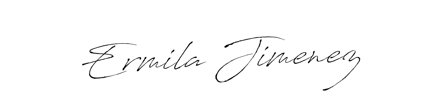 Make a short Ermila Jimenez signature style. Manage your documents anywhere anytime using Antro_Vectra. Create and add eSignatures, submit forms, share and send files easily. Ermila Jimenez signature style 6 images and pictures png