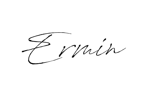 The best way (Antro_Vectra) to make a short signature is to pick only two or three words in your name. The name Ermin include a total of six letters. For converting this name. Ermin signature style 6 images and pictures png