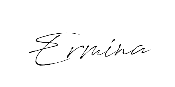 How to make Ermina name signature. Use Antro_Vectra style for creating short signs online. This is the latest handwritten sign. Ermina signature style 6 images and pictures png