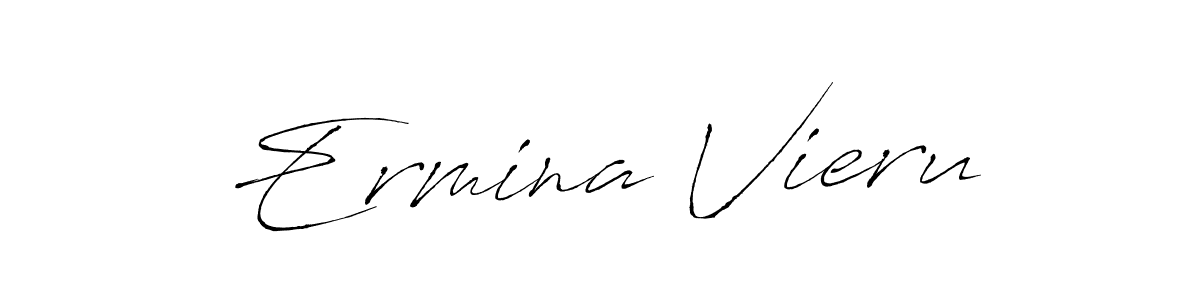 How to make Ermina Vieru signature? Antro_Vectra is a professional autograph style. Create handwritten signature for Ermina Vieru name. Ermina Vieru signature style 6 images and pictures png