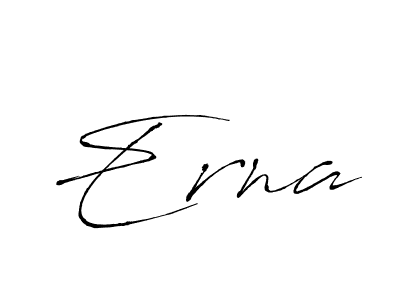 Create a beautiful signature design for name Erna. With this signature (Antro_Vectra) fonts, you can make a handwritten signature for free. Erna signature style 6 images and pictures png