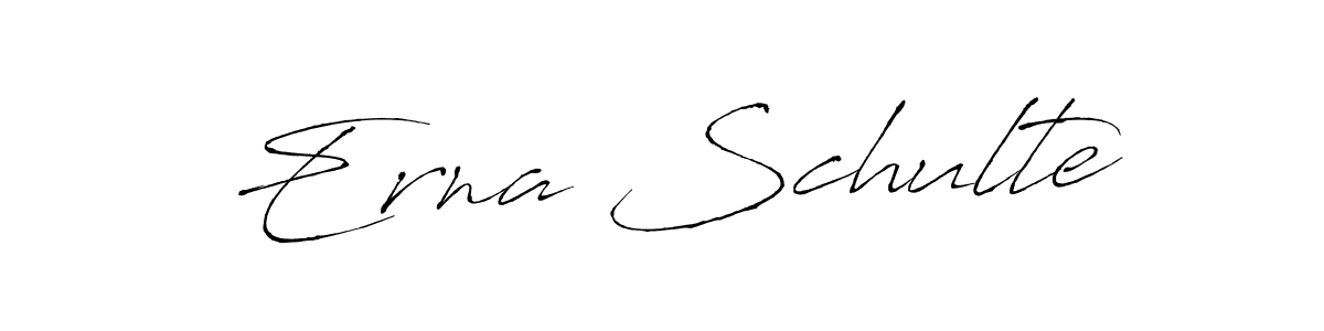 You should practise on your own different ways (Antro_Vectra) to write your name (Erna Schulte) in signature. don't let someone else do it for you. Erna Schulte signature style 6 images and pictures png