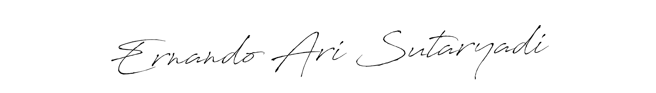 Once you've used our free online signature maker to create your best signature Antro_Vectra style, it's time to enjoy all of the benefits that Ernando Ari Sutaryadi name signing documents. Ernando Ari Sutaryadi signature style 6 images and pictures png