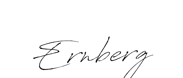Use a signature maker to create a handwritten signature online. With this signature software, you can design (Antro_Vectra) your own signature for name Ernberg. Ernberg signature style 6 images and pictures png