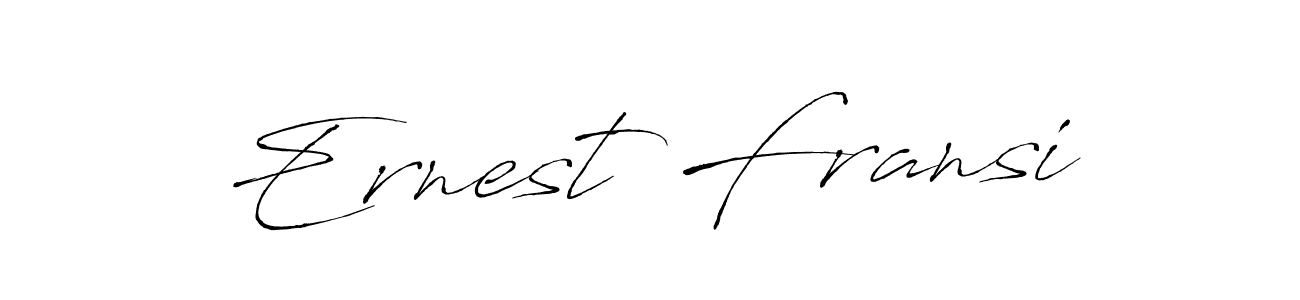 You should practise on your own different ways (Antro_Vectra) to write your name (Ernest Fransi) in signature. don't let someone else do it for you. Ernest Fransi signature style 6 images and pictures png