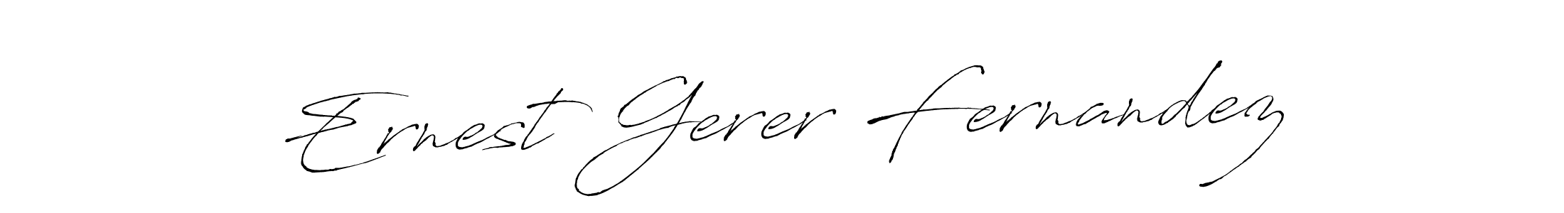 Design your own signature with our free online signature maker. With this signature software, you can create a handwritten (Antro_Vectra) signature for name Ernest Gerer Fernandez. Ernest Gerer Fernandez signature style 6 images and pictures png