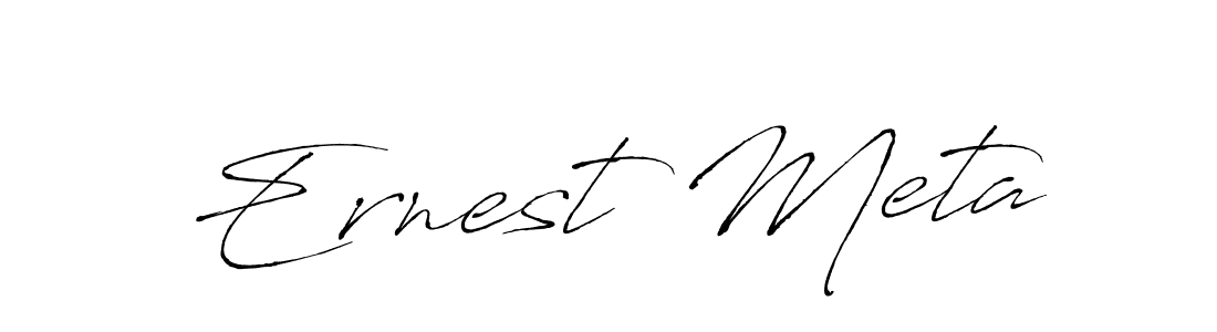 It looks lik you need a new signature style for name Ernest Meta. Design unique handwritten (Antro_Vectra) signature with our free signature maker in just a few clicks. Ernest Meta signature style 6 images and pictures png