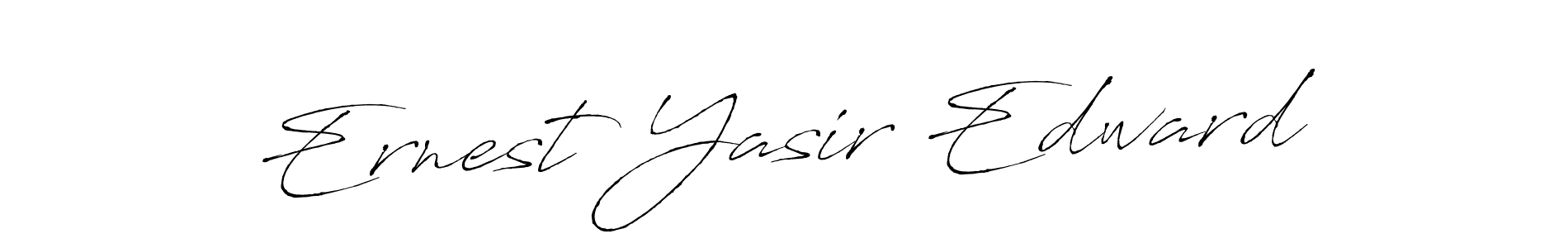 Make a beautiful signature design for name Ernest Yasir Edward. With this signature (Antro_Vectra) style, you can create a handwritten signature for free. Ernest Yasir Edward signature style 6 images and pictures png