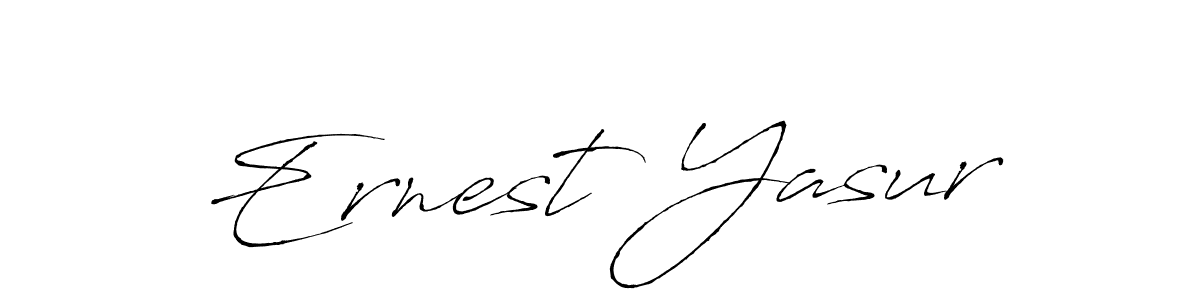 Design your own signature with our free online signature maker. With this signature software, you can create a handwritten (Antro_Vectra) signature for name Ernest Yasur. Ernest Yasur signature style 6 images and pictures png