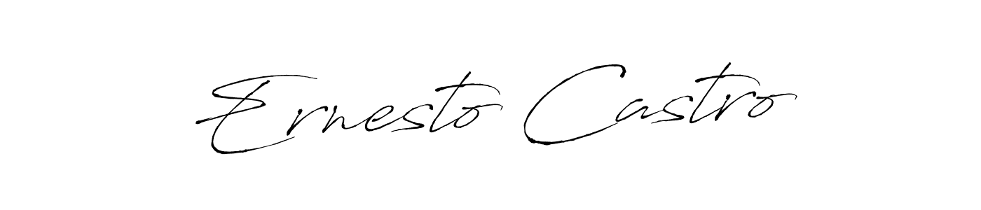 Ernesto Castro stylish signature style. Best Handwritten Sign (Antro_Vectra) for my name. Handwritten Signature Collection Ideas for my name Ernesto Castro. Ernesto Castro signature style 6 images and pictures png