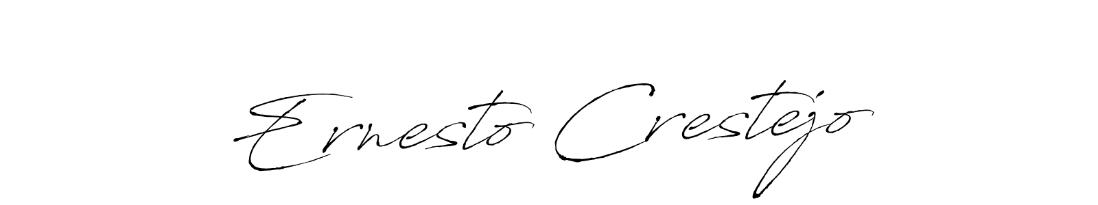 This is the best signature style for the Ernesto Crestejo name. Also you like these signature font (Antro_Vectra). Mix name signature. Ernesto Crestejo signature style 6 images and pictures png