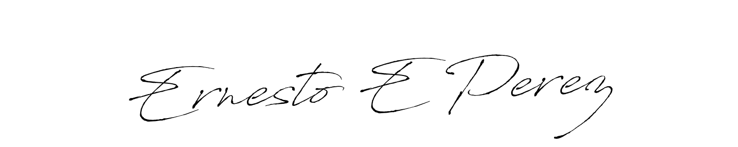 Use a signature maker to create a handwritten signature online. With this signature software, you can design (Antro_Vectra) your own signature for name Ernesto E Perez. Ernesto E Perez signature style 6 images and pictures png