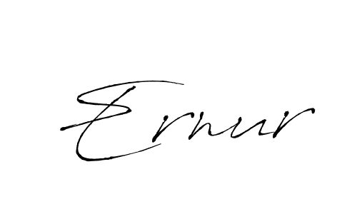 How to make Ernur signature? Antro_Vectra is a professional autograph style. Create handwritten signature for Ernur name. Ernur signature style 6 images and pictures png