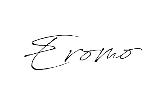 How to make Eromo name signature. Use Antro_Vectra style for creating short signs online. This is the latest handwritten sign. Eromo signature style 6 images and pictures png