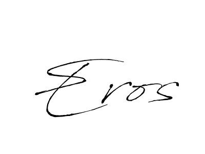 How to make Eros name signature. Use Antro_Vectra style for creating short signs online. This is the latest handwritten sign. Eros signature style 6 images and pictures png