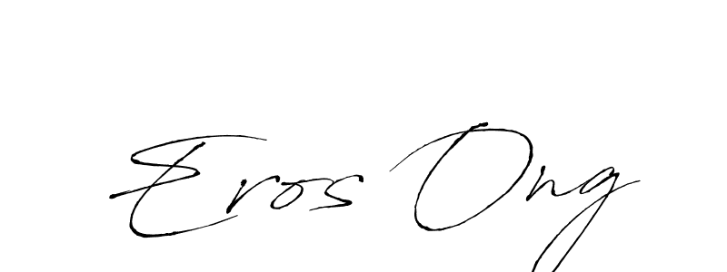Make a beautiful signature design for name Eros Ong. With this signature (Antro_Vectra) style, you can create a handwritten signature for free. Eros Ong signature style 6 images and pictures png