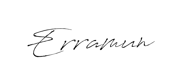 Similarly Antro_Vectra is the best handwritten signature design. Signature creator online .You can use it as an online autograph creator for name Erramun. Erramun signature style 6 images and pictures png