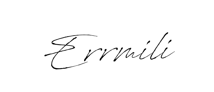 Once you've used our free online signature maker to create your best signature Antro_Vectra style, it's time to enjoy all of the benefits that Errmili name signing documents. Errmili signature style 6 images and pictures png