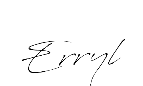 How to Draw Erryl signature style? Antro_Vectra is a latest design signature styles for name Erryl. Erryl signature style 6 images and pictures png