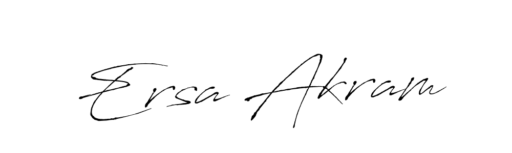 You should practise on your own different ways (Antro_Vectra) to write your name (Ersa Akram) in signature. don't let someone else do it for you. Ersa Akram signature style 6 images and pictures png