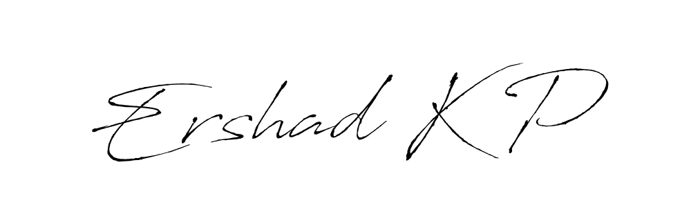 It looks lik you need a new signature style for name Ershad K P. Design unique handwritten (Antro_Vectra) signature with our free signature maker in just a few clicks. Ershad K P signature style 6 images and pictures png