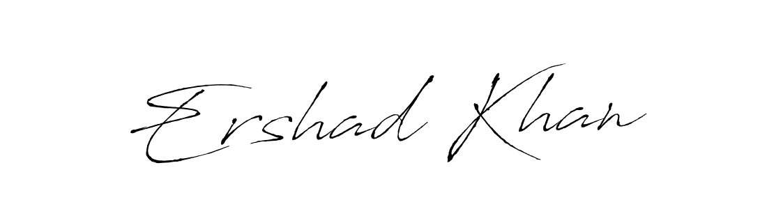 How to make Ershad Khan name signature. Use Antro_Vectra style for creating short signs online. This is the latest handwritten sign. Ershad Khan signature style 6 images and pictures png