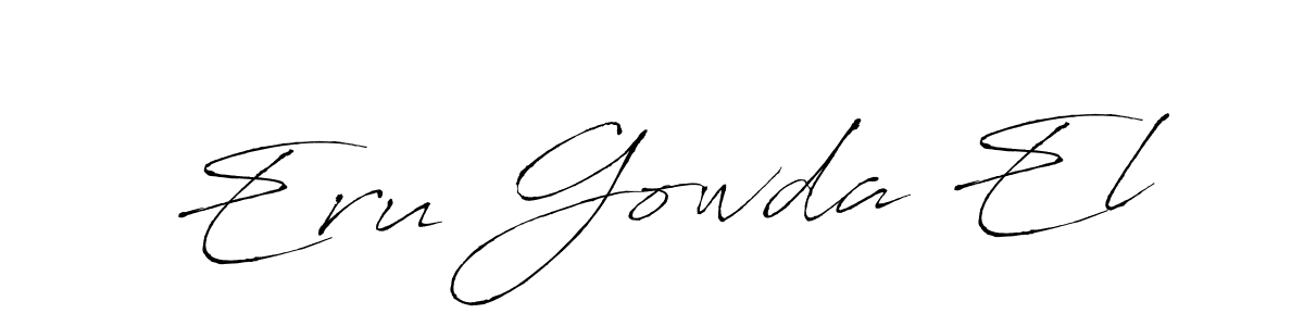 Use a signature maker to create a handwritten signature online. With this signature software, you can design (Antro_Vectra) your own signature for name Eru Gowda El. Eru Gowda El signature style 6 images and pictures png