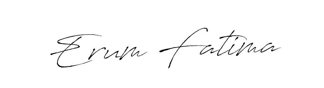 Also we have Erum Fatima name is the best signature style. Create professional handwritten signature collection using Antro_Vectra autograph style. Erum Fatima signature style 6 images and pictures png