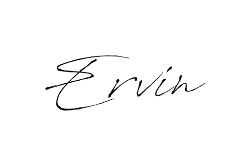 Also we have Ervin name is the best signature style. Create professional handwritten signature collection using Antro_Vectra autograph style. Ervin signature style 6 images and pictures png