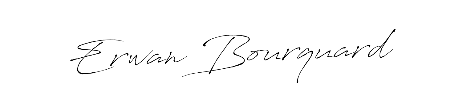 Design your own signature with our free online signature maker. With this signature software, you can create a handwritten (Antro_Vectra) signature for name Erwan Bourquard. Erwan Bourquard signature style 6 images and pictures png