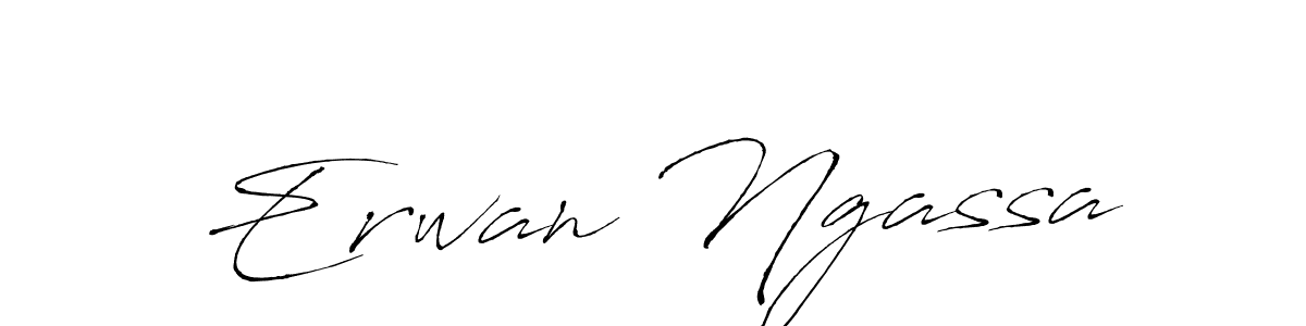 Make a beautiful signature design for name Erwan Ngassa. Use this online signature maker to create a handwritten signature for free. Erwan Ngassa signature style 6 images and pictures png