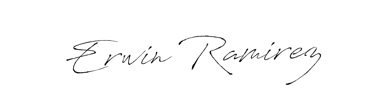 The best way (Antro_Vectra) to make a short signature is to pick only two or three words in your name. The name Erwin Ramirez include a total of six letters. For converting this name. Erwin Ramirez signature style 6 images and pictures png