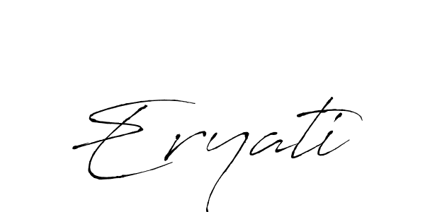 Eryati stylish signature style. Best Handwritten Sign (Antro_Vectra) for my name. Handwritten Signature Collection Ideas for my name Eryati. Eryati signature style 6 images and pictures png