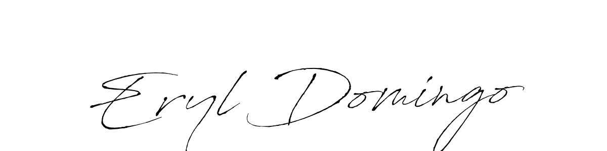 Make a short Eryl Domingo signature style. Manage your documents anywhere anytime using Antro_Vectra. Create and add eSignatures, submit forms, share and send files easily. Eryl Domingo signature style 6 images and pictures png