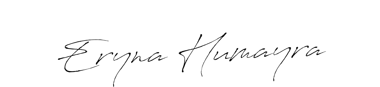 Design your own signature with our free online signature maker. With this signature software, you can create a handwritten (Antro_Vectra) signature for name Eryna Humayra. Eryna Humayra signature style 6 images and pictures png