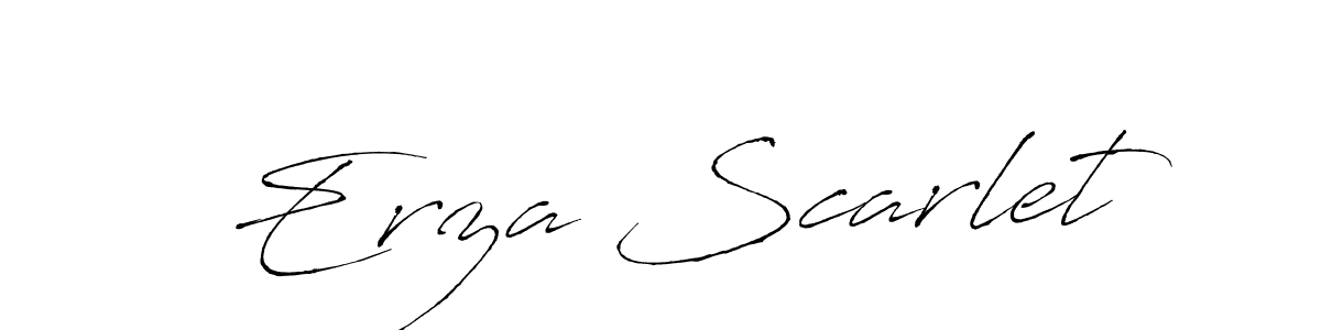 Also we have Erza Scarlet name is the best signature style. Create professional handwritten signature collection using Antro_Vectra autograph style. Erza Scarlet signature style 6 images and pictures png