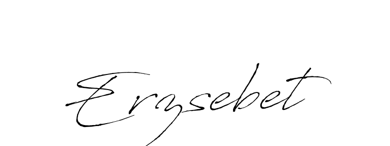 Design your own signature with our free online signature maker. With this signature software, you can create a handwritten (Antro_Vectra) signature for name Erzsebet. Erzsebet signature style 6 images and pictures png