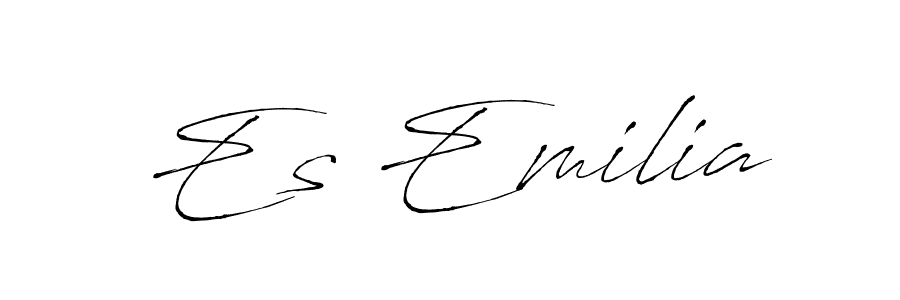 Best and Professional Signature Style for Es Emilia. Antro_Vectra Best Signature Style Collection. Es Emilia signature style 6 images and pictures png
