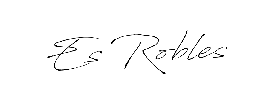 Also You can easily find your signature by using the search form. We will create Es Robles name handwritten signature images for you free of cost using Antro_Vectra sign style. Es Robles signature style 6 images and pictures png