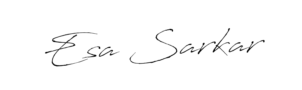 Esa Sarkar stylish signature style. Best Handwritten Sign (Antro_Vectra) for my name. Handwritten Signature Collection Ideas for my name Esa Sarkar. Esa Sarkar signature style 6 images and pictures png