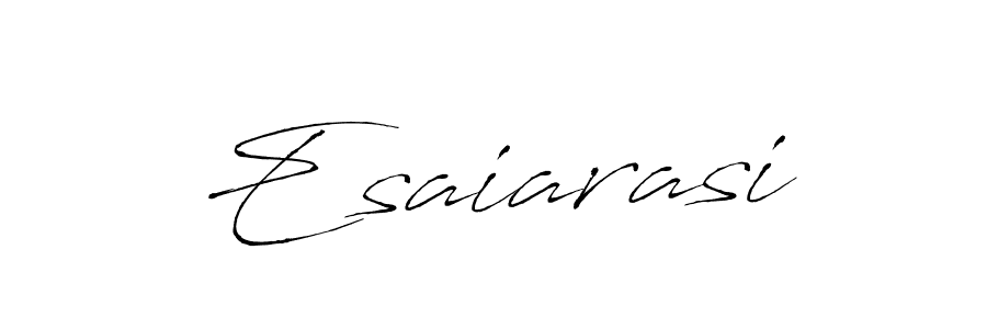 How to make Esaiarasi signature? Antro_Vectra is a professional autograph style. Create handwritten signature for Esaiarasi name. Esaiarasi signature style 6 images and pictures png