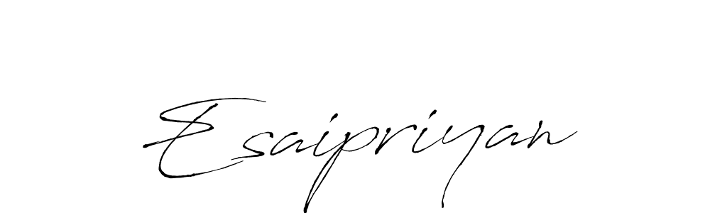 Also You can easily find your signature by using the search form. We will create Esaipriyan name handwritten signature images for you free of cost using Antro_Vectra sign style. Esaipriyan signature style 6 images and pictures png