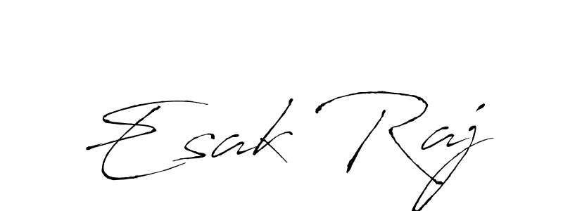 The best way (Antro_Vectra) to make a short signature is to pick only two or three words in your name. The name Esak Raj include a total of six letters. For converting this name. Esak Raj signature style 6 images and pictures png