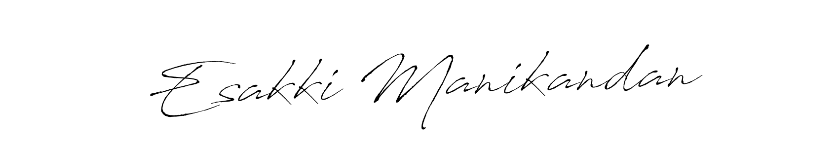 How to make Esakki Manikandan signature? Antro_Vectra is a professional autograph style. Create handwritten signature for Esakki Manikandan name. Esakki Manikandan signature style 6 images and pictures png