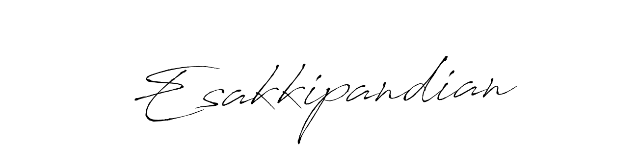 Create a beautiful signature design for name Esakkipandian. With this signature (Antro_Vectra) fonts, you can make a handwritten signature for free. Esakkipandian signature style 6 images and pictures png