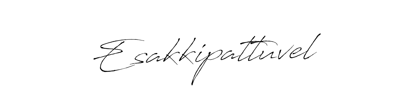 Create a beautiful signature design for name Esakkipattuvel. With this signature (Antro_Vectra) fonts, you can make a handwritten signature for free. Esakkipattuvel signature style 6 images and pictures png