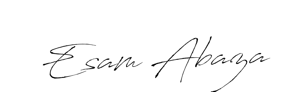 This is the best signature style for the Esam Abaza name. Also you like these signature font (Antro_Vectra). Mix name signature. Esam Abaza signature style 6 images and pictures png