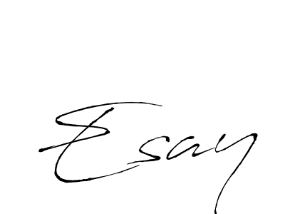 Antro_Vectra is a professional signature style that is perfect for those who want to add a touch of class to their signature. It is also a great choice for those who want to make their signature more unique. Get Esay name to fancy signature for free. Esay signature style 6 images and pictures png