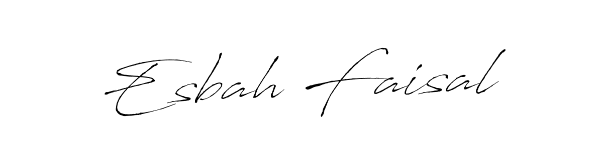 This is the best signature style for the Esbah Faisal name. Also you like these signature font (Antro_Vectra). Mix name signature. Esbah Faisal signature style 6 images and pictures png