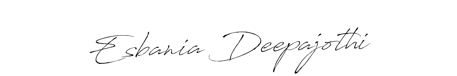 Here are the top 10 professional signature styles for the name Esbania Deepajothi. These are the best autograph styles you can use for your name. Esbania Deepajothi signature style 6 images and pictures png